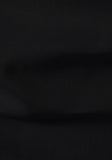 Men's Cotton Fabric Half Sleeve Black Kurta