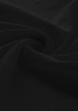 Men's Cotton Fabric Contrast Design Black Kurta