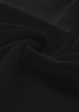 Men's Cotton Fabric Roll Up Sleeve Black Kurta