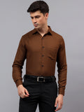 Apektra Men's Regular Fit Full Sleeve Spread Collar Premium Cotton Casual Shirt for Men