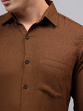 Apektra Men's Regular Fit Full Sleeve Spread Collar Premium Cotton Casual Shirt for Men