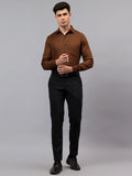 Apektra Men's Regular Fit Full Sleeve Spread Collar Premium Cotton Casual Shirt for Men