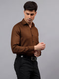 Apektra Men's Regular Fit Full Sleeve Spread Collar Premium Cotton Casual Shirt for Men