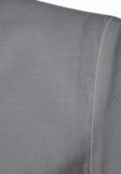 Men's Cotton Fabric Half Sleeve Grey Kurta