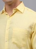 Apektra Men's Regular Fit Full Sleeve Spread Collar Premium Cotton Casual Shirt for Men