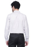 Men's Cotton Blend Fabric Full Sleeve Light Brown Strip Shirt