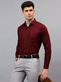 Apektra Men's Regular Fit Full Sleeve Spread Collar Premium Cotton Casual Shirt for Men