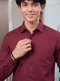 Men's 100% Cotton Fabric Full Sleeve Shirts
