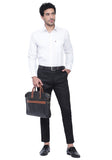 Men's Cotton Fabric Full Sleeve Maroon Print Shirt