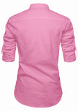 Men's Cotton Fabric Contrast Design Peach Kurta