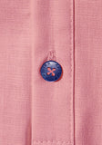 Men's Cotton Fabric Half Sleeve Peach Kurta