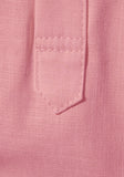 Men's Cotton Fabric Half Sleeve Peach Kurta