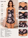Rose Print Baby Doll Dress