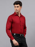 Apektra Men's Regular Fit Full Sleeve Spread Collar Premium Cotton Casual Shirt for Men