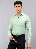 Apektra Men's Regular Fit Full Sleeve Spread Collar Premium Cotton Casual Shirt for Men