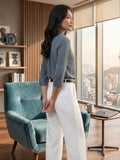 APEKTRA Classic White Rayon Shirt – Elegant 3/4 Sleeve Smart Fit