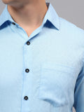 Apektra Men's Regular Fit Full Sleeve Spread Collar Premium Cotton Casual Shirt for Men