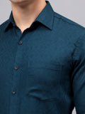 Apektra Men's Regular Fit Full Sleeve Spread Collar Premium Cotton Casual Shirt for Men