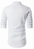 Men's Cotton Fabric Zip Closer White Kurta